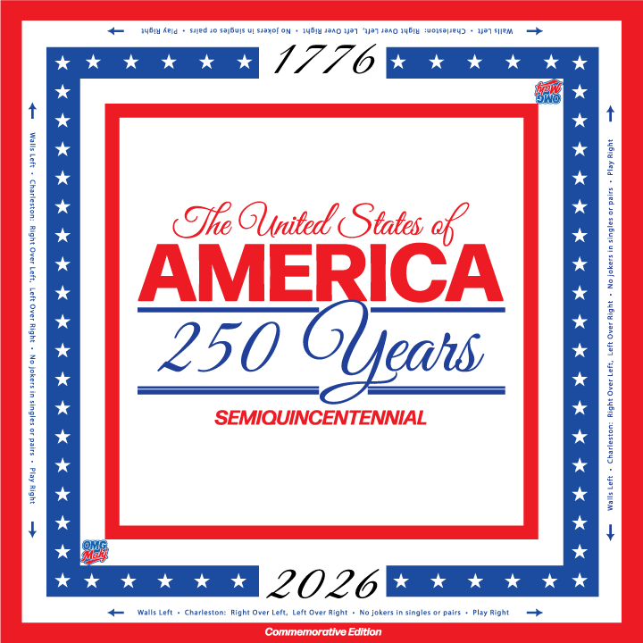 Traditional 250 Years America Semiquincentennial Mahjong Bundle