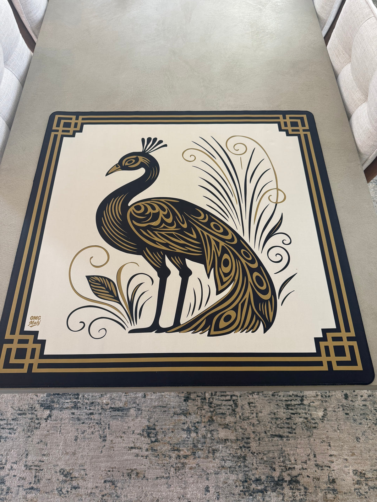 Roaring Twenties - Designer Peacock mat